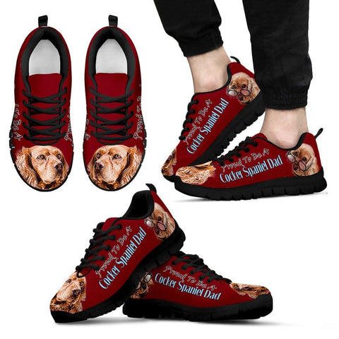 Proud To Be Cocker Spaniel Dad Sneakers For Men Father's Day Special