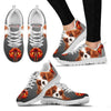 Cavalier King Charles Spaniel Halloween Print Sneakers For Kids