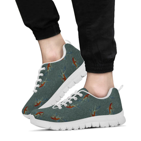 Comet Fish Patterns Print Sneakers