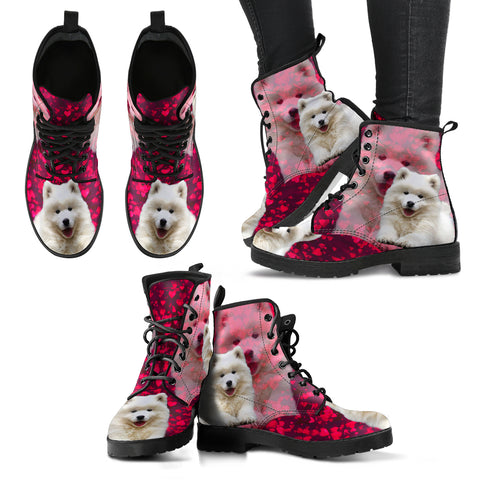 Valentine's Day SpecialSamoyed Dog Print Boots For Women