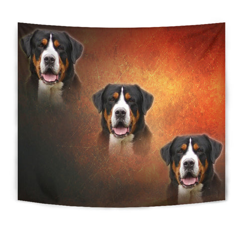 Entlebucher Mountain Dog Print Tapestry