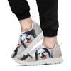 Laughing Japanese Chin Print Running Shoes