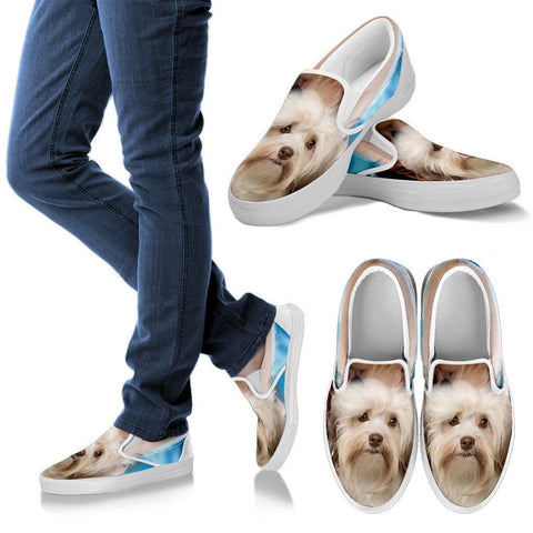 Cute Havanese Print Slip Ons For Women Express Shipping