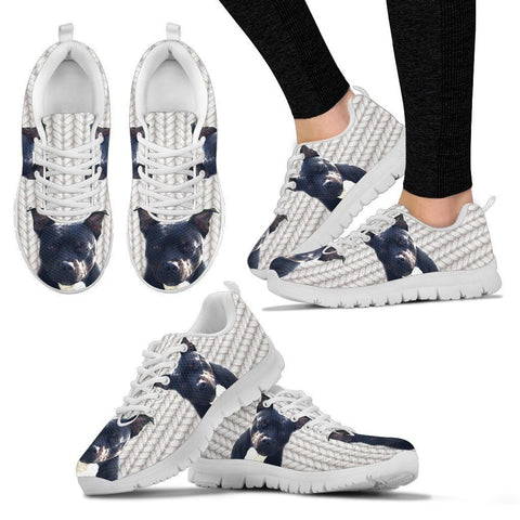 Customized Dog PrintRunning Shoes For WomenExpress ShippingDesigned By Linda Johansen