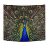 Amazing Peacock Bird Print Tapestry