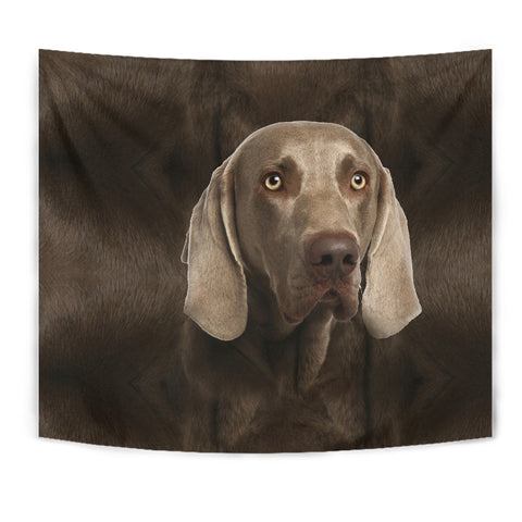 Weimaraner Dog Print Tapestry