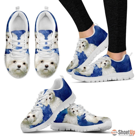 Maltese Dog Running Shoes For Women