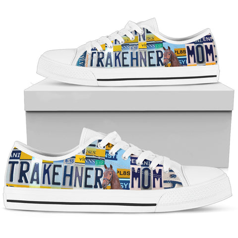 Trakehner Mom Print Low Top Canvas Shoes For Women