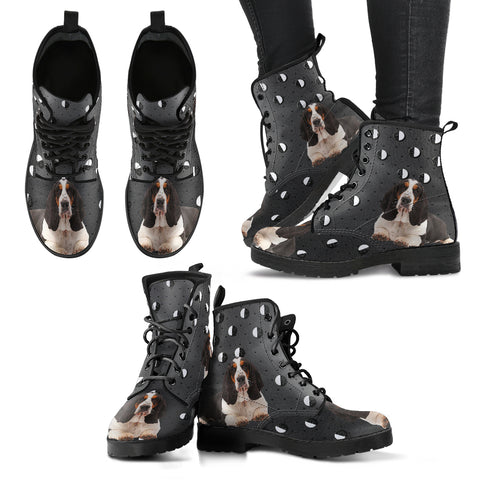 Valentine's Day SpecialBasset Hound Print Boots For Women