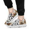 Bloodhound Dog On Designer Print Running Shoes