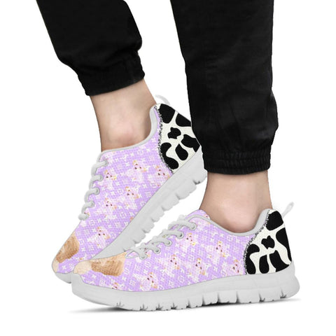 Poochon Dog Patterns Print Sneakers