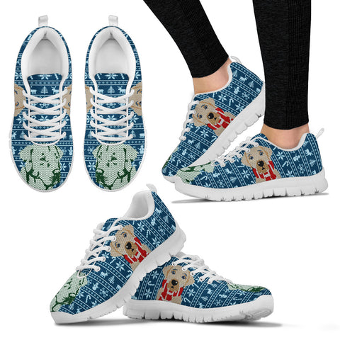 Labrador Retriever Print Christmas Running Shoes For Women