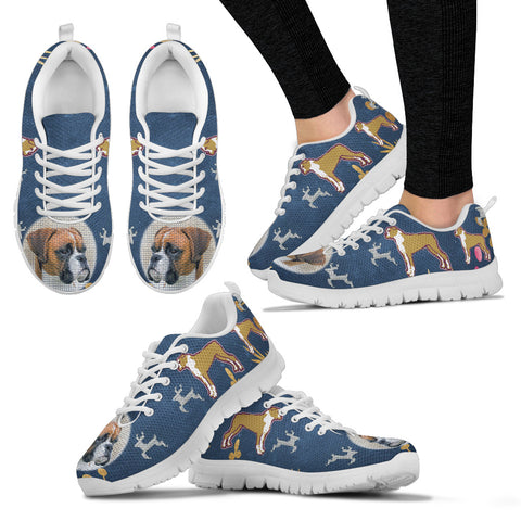 Boxer Christmas Running Shoes For Women