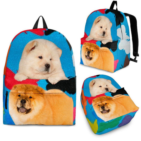 Chow Chow Dog Print BackpackExpress Shipping