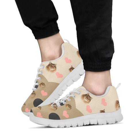 American Bobtail Cat Patterns Print Sneakers