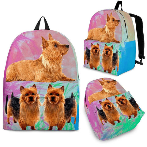 Australian Terrier Dog Print BackpackExpress Shipping