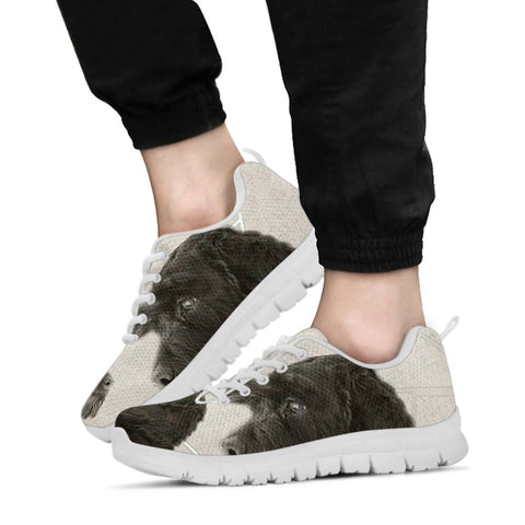 Cute Black Russian Terrier Print Running Shoes