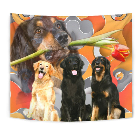Cute Hovawart Dogs Print Tapestry