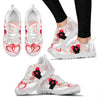 Valentine's Day Special Couple Print Running Shoes For Women