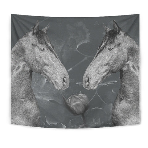 Thoroughbred Horse Print Tapestry