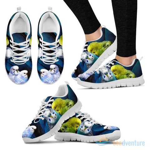 Budgerigars Parrot Print Running Shoe For Women