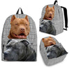 Pitbull Dog Print BackpackExpress Shipping