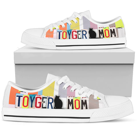 Toyger Mom Print Low Top Canvas Shoes for Women
