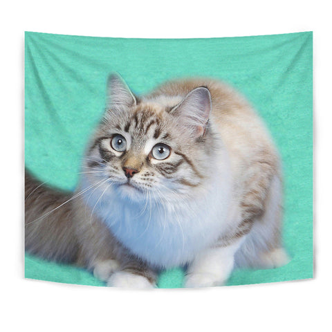 Ragamuffin cat Print Tapestry