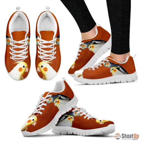 Cockatiel Parrot Print Running Shoes For Women