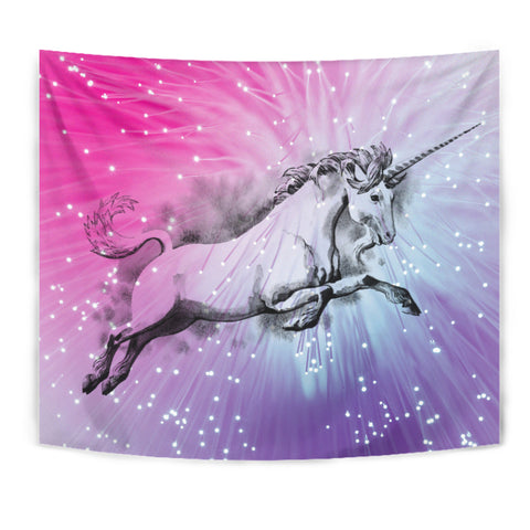 Flying Unicorn Print Tapestry