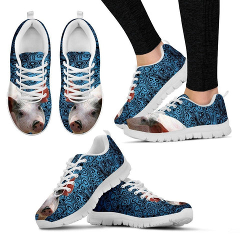 Blue Pig Running Shoes For Women
