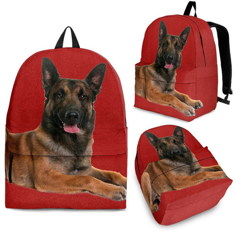 Belgian Malinois Dog Print BackpackExpress Shipping