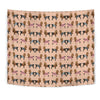 Cute Yorkie Pattern Print Tapestry