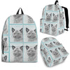 Norwegian Elkhound Dog Print BackpackExpress Shipping