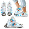 Bearded Collie Happy Halloween Print Running Shoes For Kids