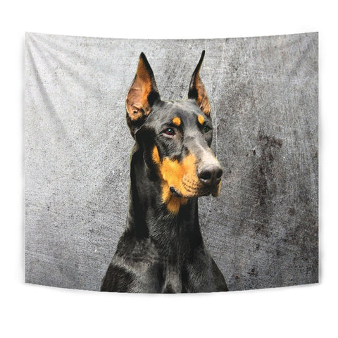 Amazing Dobermann Dog Print Tapestry