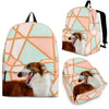 Borzoi Dog Print BackpackExpress Shipping