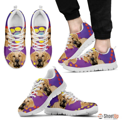 Broholmer Dog (White/Black) Running Shoes For Men