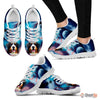 Bernese Mountain Dog Print Running Shoe For Women