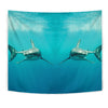 Shark Fish Print Tapestry