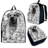 Border Terrier Print Backpack Express Shipping