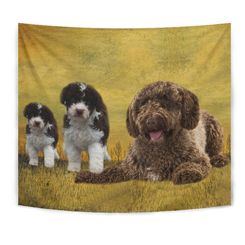 Spanish Water Dog Print Tapestry