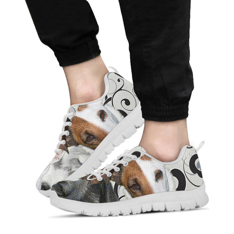 Smooth Fox Terrier On Designer Print Running Shoes