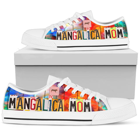 Mangalica Mom Print Low Top Canvas Shoes for Women