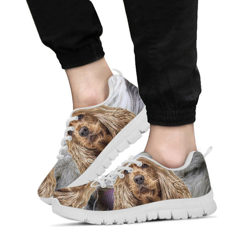 Cute American Water Spaniel Print Running Shoes