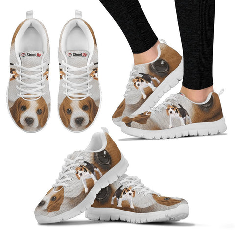 Beagle Eyes Print Running Shoes For Women