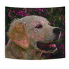 Lovely Golden Retriever Dog Print Tapestry