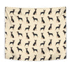 German Pinscher Dog Pattern Print Tapestry