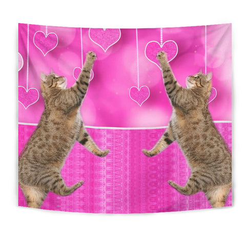 Pixie bob Cat Print Tapestry