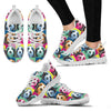 Bearded Collie Pattern Print Sneakers For Women Express Shipping